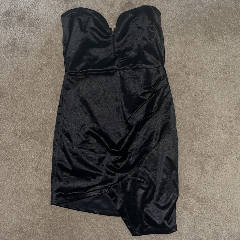 Asymmetrical mini dress